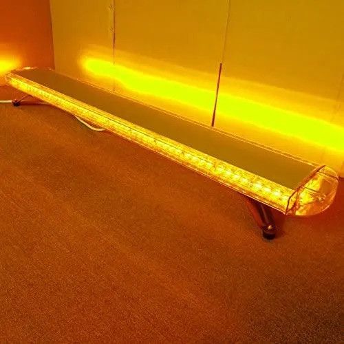 Стробоскоп-мигалка на дах авто LED 77см, 12/24v жовтий помаранчевий