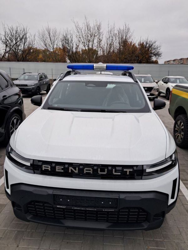 Світлоакустична панель синя на дах автомобіля проблисковий маячок 120 см