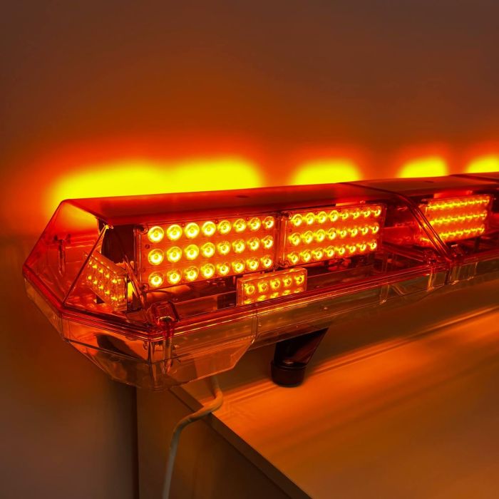 Мигалка на дах автомобіля 150см, 348LED помаранчева