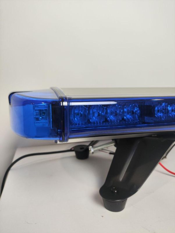 Мигалка на дах автомобіля 118 см синя 88LED, проблискова панель