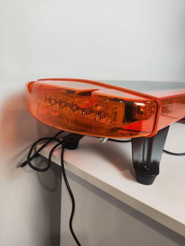 Мигалка на дах автомобіля 145 см жовта 108LED, проблискова панель
