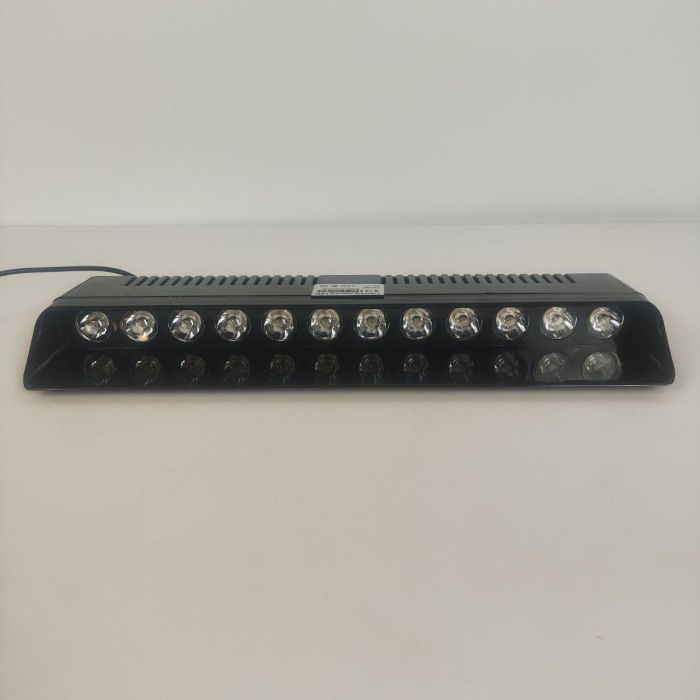 Проблисковий стробоскоп 12 LED під скло червоно-синій мигалка