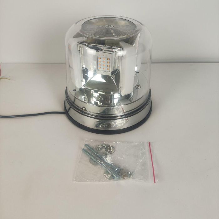 Стробоскоп-мигалка на дах LED 19см, 12/24v жовтий помаранчевий