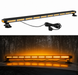 Стробоскоп-мигалка на дах Балка на магнітах LED 64см, 12/24v жовтий помаранчевий